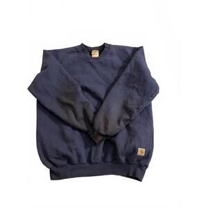 Carhartt Navy Blue Crewneck Sweatshirt Medium